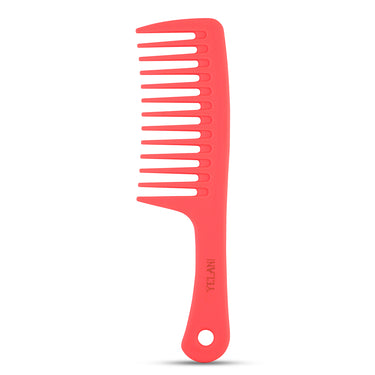 detangling wide tooth comb orange natural hair detangler detangle 4c